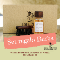 BEARD ALCHEMY - Box con Olio da barba Rugiada & Travel Brush 
