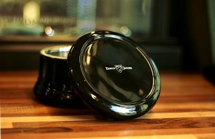 EDWIN JAGGER- Tazzina In Ceramica Nera Con Ciotola In Acciaio